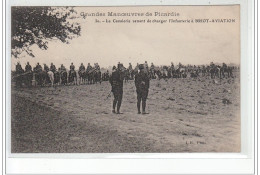 Grandes Manoeuvres De Picardie - La Cavalerie Venant De Charger L'Infanterie à BRIOT-AVIATION- Très Bon état - Otros & Sin Clasificación