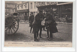 Grandes Manoeuvres De Picardie - GRANDVILLIERS - Les Généraux Compulsant La Carte D'Etat Major - Très Bon état - Grandvilliers