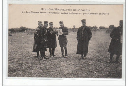 Grandes Manoeuvres De Picardie - Les Généraux Percin Et Bourdériat Près CEMPUIS LE PETIT - Très Bon état - Autres & Non Classés