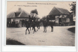 Grandes Manoeuvres De Picardie - Poste Et Télégraphie Au HAMEL - Très Bon état - Autres & Non Classés