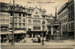 Mainz, Marktplatz Mit Brunnen - Mainz