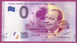 0-Euro TUAN 2019-1 KUZEY KIBRIS - DR. FAZIL KÜÇÜK (1906-1984) NORD-ZYPERN - Privéproeven