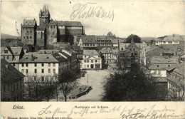 Diez, Marktplatz Mit Schloss - Diez