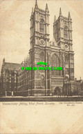 R589524 Westminster Abbey. West Front. London. Woodbury Series. No. 484 - Autres & Non Classés