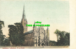 R588816 Salisbury Cathedral. West Front. JWS 945 - Mondo