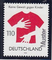 BRD  2013, Ungebraucht **, Mit Muster-Aufdruck, Keine Gewalt Gegen Kinder, 1998 - Ongebruikt