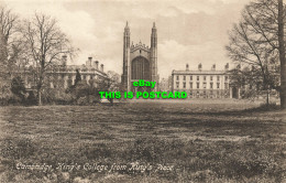 R589187 Cambridge. Kings College From Kings Piece. Friths Series. No. 26491 - Mondo