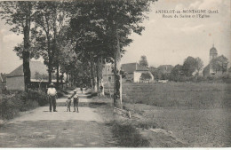 ANDELOT En MONTAGNE (Jura) Route De Salins Et L'Eglise - Champagnole