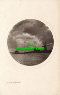 R589939 Storm Brewing. Rotary Photographic Circle Plate Sunk Series. 1908 - Mondo