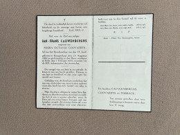 CAUWENBERGHS Jan Frans °KAMPENHOUT 1896 +RELST 1955 - GOOVAERTS - TOBBACK - Obituary Notices