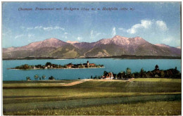 Chiemsee - Fraueninsel Mit Hochgern - Chiemgauer Alpen