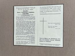 GOLVERS Anna Catharina Delphina °KEERBERGEN 1884 +BONHEIDEN 1955 - MATTHEES - JACOBS - VOLCKAERTS - Todesanzeige