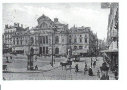 Carte Publicitaire. Place Du Ralliement. Le Théâtre - Angers