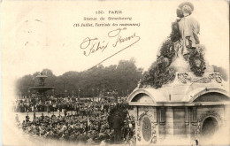 Paris - Statue De Strassbourg 14 Juillet - Autres & Non Classés