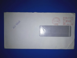 HELVETIA, Enveloppe Prioritaire Circulée Par Avion Avec Affranchissement Mécanique. Année 1990. - Used Stamps