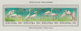 SINGAPORE 1993 WWF Birds Mi 705-708 MNH(**) Fauna 833 - Otros & Sin Clasificación