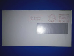 HELVETIA, Enveloppe Prioritaire Circulée Par Avion Avec Affranchissement Mécanique. Année 1992. - Used Stamps
