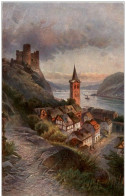 Burg Maus - Künstlerkarte - St. Goar