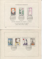 Tschechoslowakei # 1832-8 Ersttagsblatt Karikaturen Picasso Chaplin Shaw Capek Hemingway Uz '2' - Storia Postale