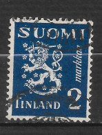 FINLANDE  : N°   151   " ARMOIRIES " - Usati