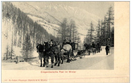 Eidgenössische Post Im Winter - Postkutsche - Sonstige & Ohne Zuordnung