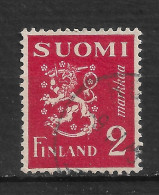 FINLANDE  : N°   192A  " ARMOIRIES " - Used Stamps