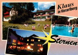73631226 Klaus Vorarlberg Gasthof Pension Sternen Liegewiese Pool Klaus Vorarlbe - Otros & Sin Clasificación