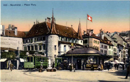 Neuchatel - Place Pury Mit Tram - Neuchâtel