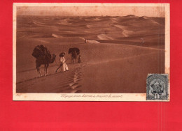 18687   Voyage D'un Harem à Travers Le Désert     (2 Scans )  (1923 Dans La Correspondance Sousse  Tunisie) - Túnez