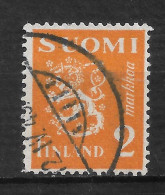 FINLANDE  : N°   257  " ARMOIRIES " - Used Stamps