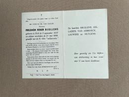 BEULLENS Philemon Roger °PERK 1937 +PERK 1960 - GELLAERTS - VAN ASBROECK - LAUWERS - HUYGENS - Overlijden
