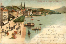 Gruss Aus Luzern - Litho - Lucerne