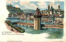 Gruss Aus Luzern - Litho - Lucerne