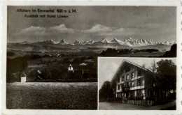 Affoltern Im Emmental - Ausblick Mit Hotel Löwen - Affoltern Im Emmental 