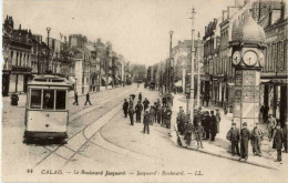 Calais - Le Boulevard Jacquard - Tramway - Calais