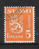 FINLANDE  : N°   294  " ARMOIRIES " - Usati