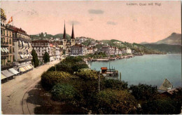 Luzern - Quai Mit Rigi - Lucerne