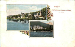 Weggis - Hotel Beaurivage Und Löwe - Prägekarte - Weggis