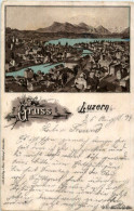 Gruss Aus Luzern - Litho - Lucerne