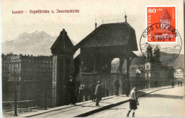 Luzern - Kapellbrücke Mit Sonderstempel - Lucerne