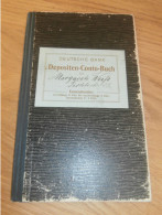 Altes Sparbuch Berlin , 1912-1923 , Margarete Weiß , Fichtestraße In Berlin , Sparkasse , Bank !! - Historical Documents