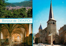 73630707 Diekirch Vue Generale La Vieille Eglise St Laurent Vie Siecle - Andere & Zonder Classificatie