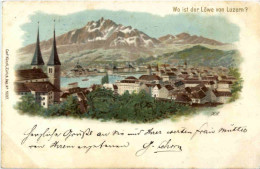 Gruss Aus Luzern - Litho - Luzern