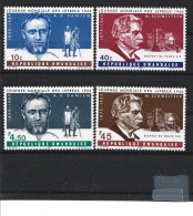 1966 RWANDA 134-37** Journée Des Lépreux, Schweitzer, Damien - Nuovi