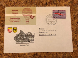 Flawil - Ballonflug 1973 - Storia Postale