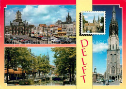 73630505 Delft Stadtplatz Kanal Bruecke Dom Delft - Andere & Zonder Classificatie