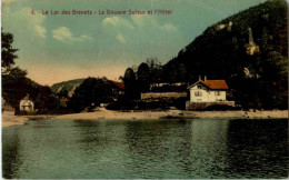 Le Lac Des Brenets - La Douane Suisse Et L Hotel - Les Brenets