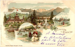 Gruss Aus Thun - Litho - Thoune / Thun