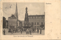 Hamburg - Kaiser Karl Brunnen Am Fischmarkt - Autres & Non Classés