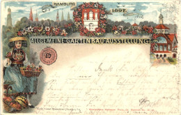 Hamburg - Allg. Gartenbau-Austellung 1897 - Litho - Other & Unclassified